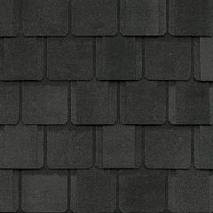 Belmont® shingles in Black Granite