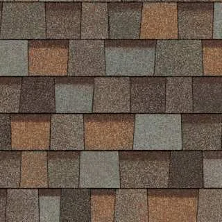Duration® Designer shingles in Aged Copper