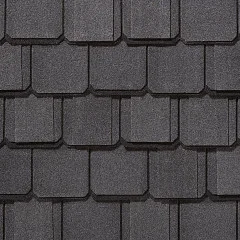 Grand Manor® shingles in Black Pearl