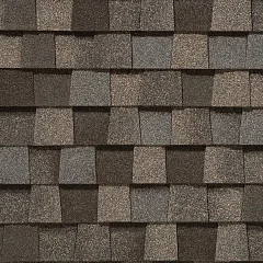 Landmark® PRO shingles in Max Def Weathered Wood